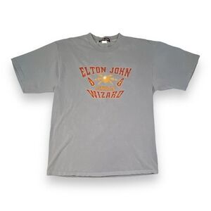Elton John Pinball Wizard Band Tee Size Large